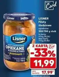 Kaufland Śledź opiekany w zalewie octowej Lisner oferta
