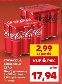 Kaufland Napój Coca-Cola Zero oferta