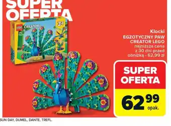 Carrefour Klocki Egzotyczny Paw Creator Lego oferta