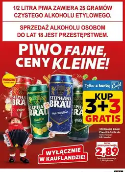 Kaufland Piwo Stephans Brau Lager oferta