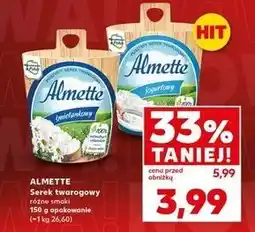 Kaufland Serek jogurtowy Hochland Almette oferta