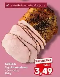 Kaufland Szynka miodowa z czarnuszką Gzella oferta