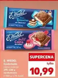 Kaufland Czekolada mleczna o smaku tiramisu E. Wedel oferta