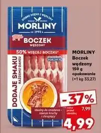 Kaufland Boczek wędzony plastry Morliny oferta