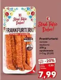 Kaufland Frankfurterki wędzone surowe K-Classic Stąd Takie Dobre! oferta