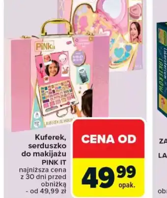 Carrefour Kuferek, serduszko do makijażu Pink It oferta