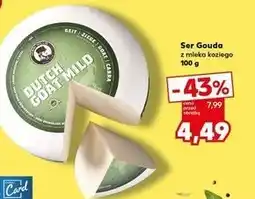 Kaufland Ser gouda z mleka koziego pikantny Henri Willig oferta