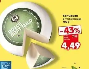Kaufland Ser gouda z mleka koziego pikantny Henri Willig oferta