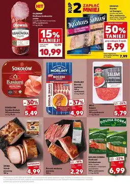 Kaufland Szynka biała od szwagra Krakus Animex oferta