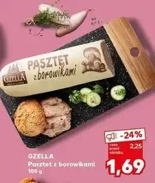 Kaufland Pasztet z borowikami Gzella oferta
