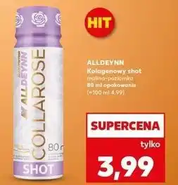 Kaufland Shot kolagenowy malinowo- poziomkowy Alldeynn oferta