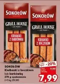 Kaufland Kiełbaski z boczkiem Sokołów Grill House oferta