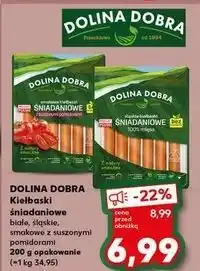 Kaufland Kiełbaski białe Dolina Dobra oferta