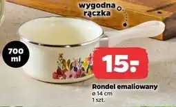 Netto Rondelek emalia 14 cm oferta