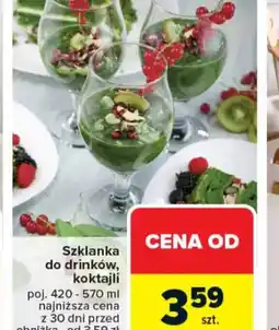 Carrefour Szklanka do drinków, koktajli oferta