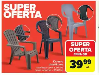 Carrefour Krzesło plastikowe oferta
