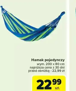 Carrefour Hamak pojedynczy oferta
