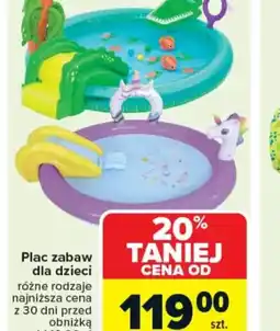 Carrefour Plac zabaw dla dzieci oferta