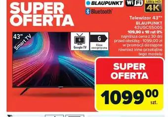 Carrefour Telewizor 43" Blaupunkt 43UGC5500S oferta