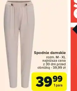 Carrefour Spodnie damskie oferta