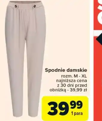 Carrefour Spodnie damskie oferta