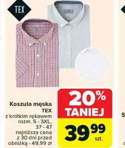 Carrefour Koszula męska TEX oferta
