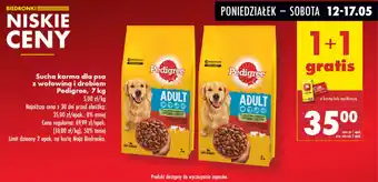 Biedronka Sucha karma dla psa z wołowiną i drobiem Pedigree oferta