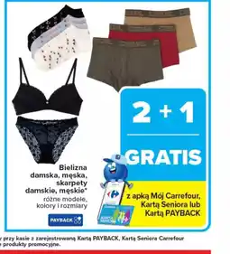 Carrefour Bielizna damska, męska, skarpety damskie, męskie oferta