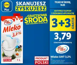 Lidl Mleko 3.2% Pilos oferta