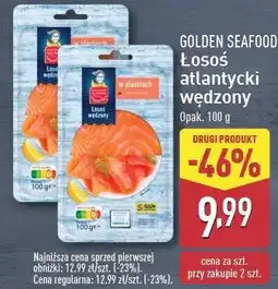 ALDI Łosoś wędzony Golden seafood oferta