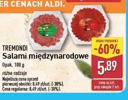 ALDI Salami z parmezanem włoskie Tremondi oferta