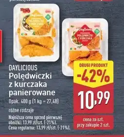 ALDI Polędwiczki z kurczaka pikantne Daylicious oferta