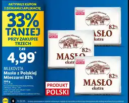 Lidl Masło z polskiej mleczarni Mlekovita oferta
