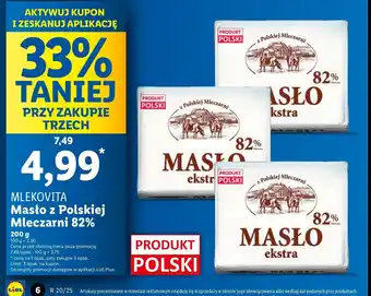 Lidl Masło z polskiej mleczarni Mlekovita oferta