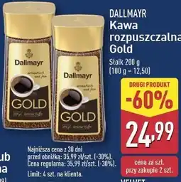 ALDI Kawa Dallmayr gold oferta