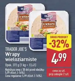 ALDI Wrapsy wielozbożowe 6 szt Trader joe's oferta