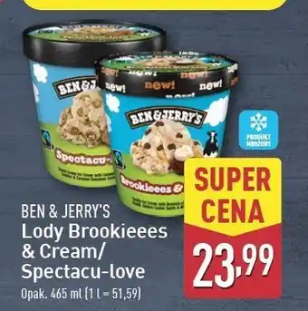 ALDI Lody brookieees & cream Ben & jerry's oferta