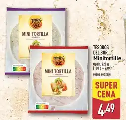 ALDI Mini tortille pomidorowe TESOROS DEL SUR oferta