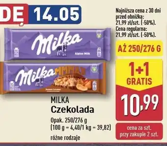 ALDI Czekolada peanut caramel Milka mmmax oferta