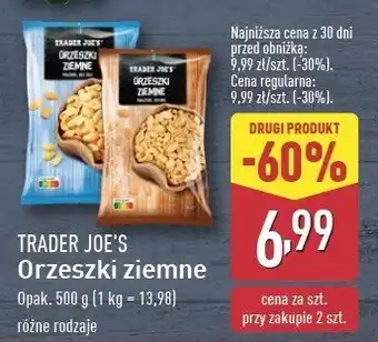 ALDI Orzeszki ziemne solone Trader joe's oferta