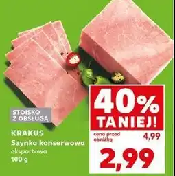 Kaufland Szynka konserwowa Krakus animex oferta