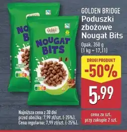 ALDI Poduszeczki nugatowe GOLDEN BRIDGE oferta