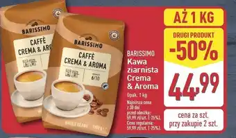 ALDI Kawa Barissimo caffe crema&aroma oferta
