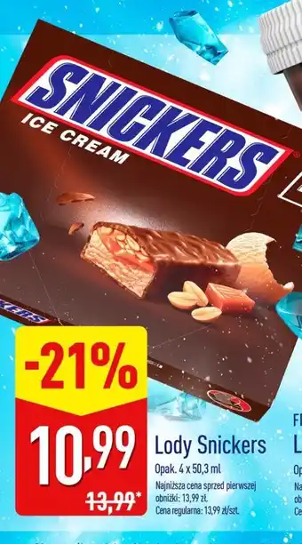 ALDI Baton lodowy Snickers oferta