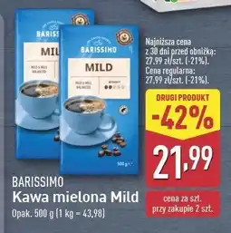 ALDI Kawa Barissimo mild oferta