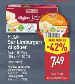 ALDI Ser limburger Milsani oferta