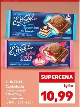 Kaufland Czekolada mleczna o smaku tiramisu Wedel oferta