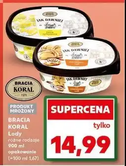Kaufland Lody cinnamon roll Bracia koral lody jak dawniej oferta