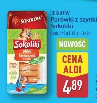 ALDI Paróweczki z szynki mini Sokołów sokoliki oferta