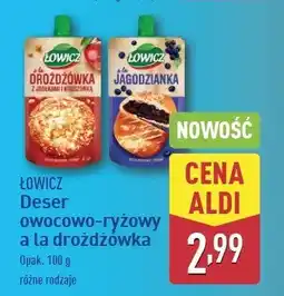 ALDI Deser jagodzianka Łowicz oferta